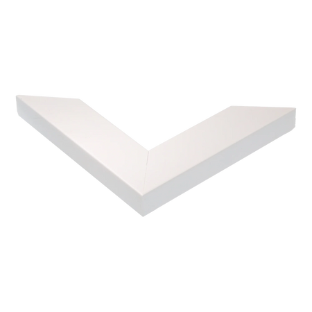 Corner view of Metro in white picture frame