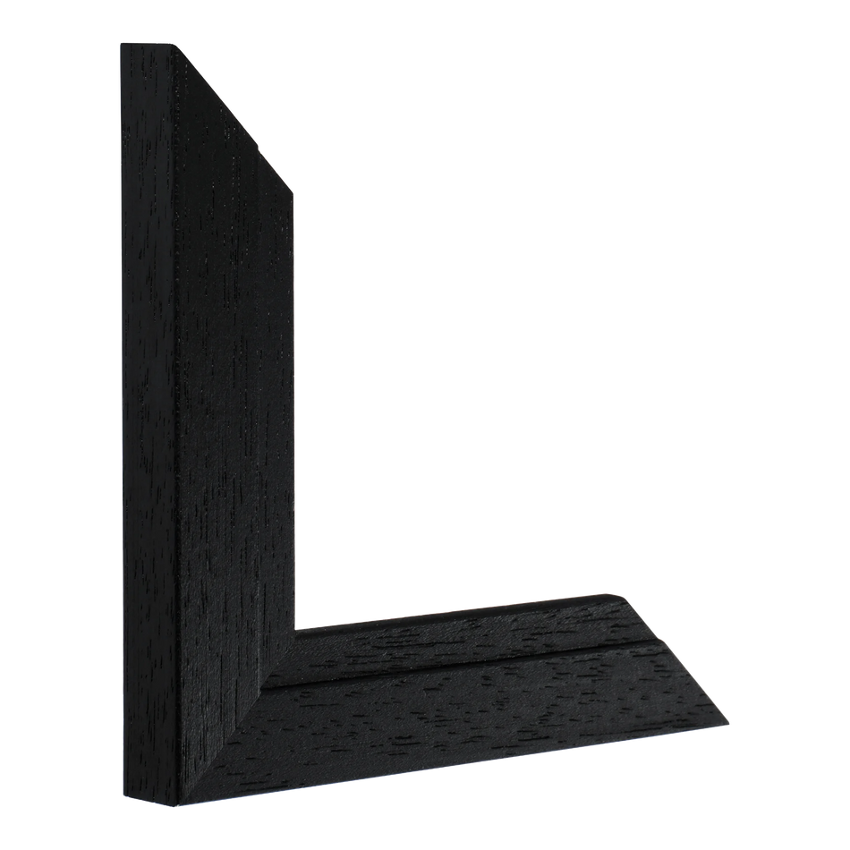 Vertical view of milano black picture frame