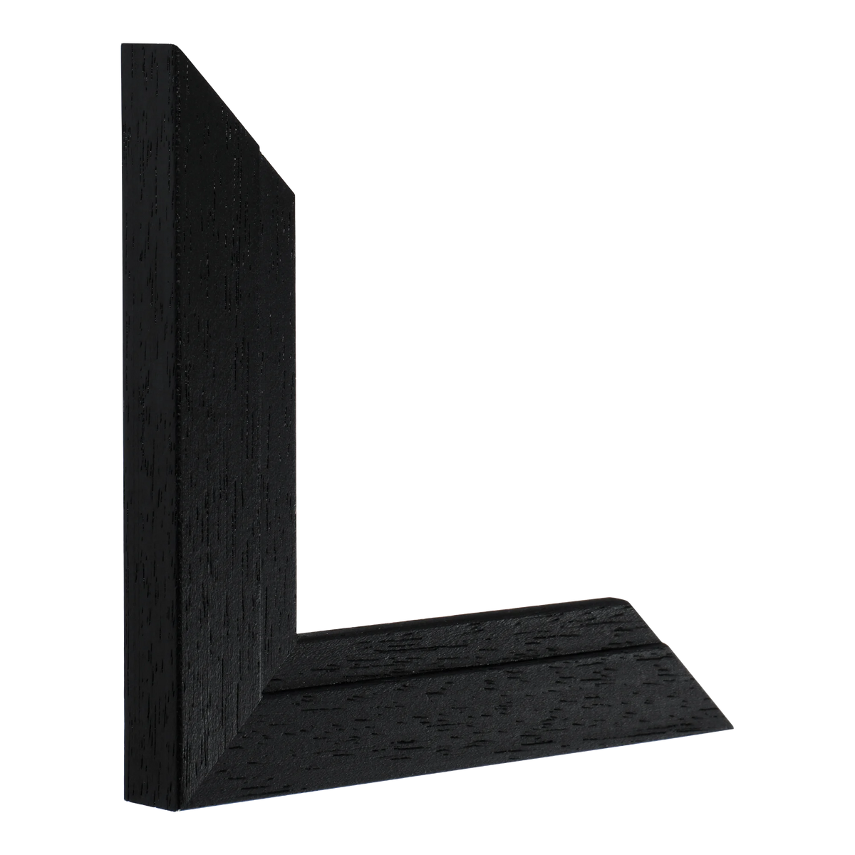 Vertical view of milano black picture frame