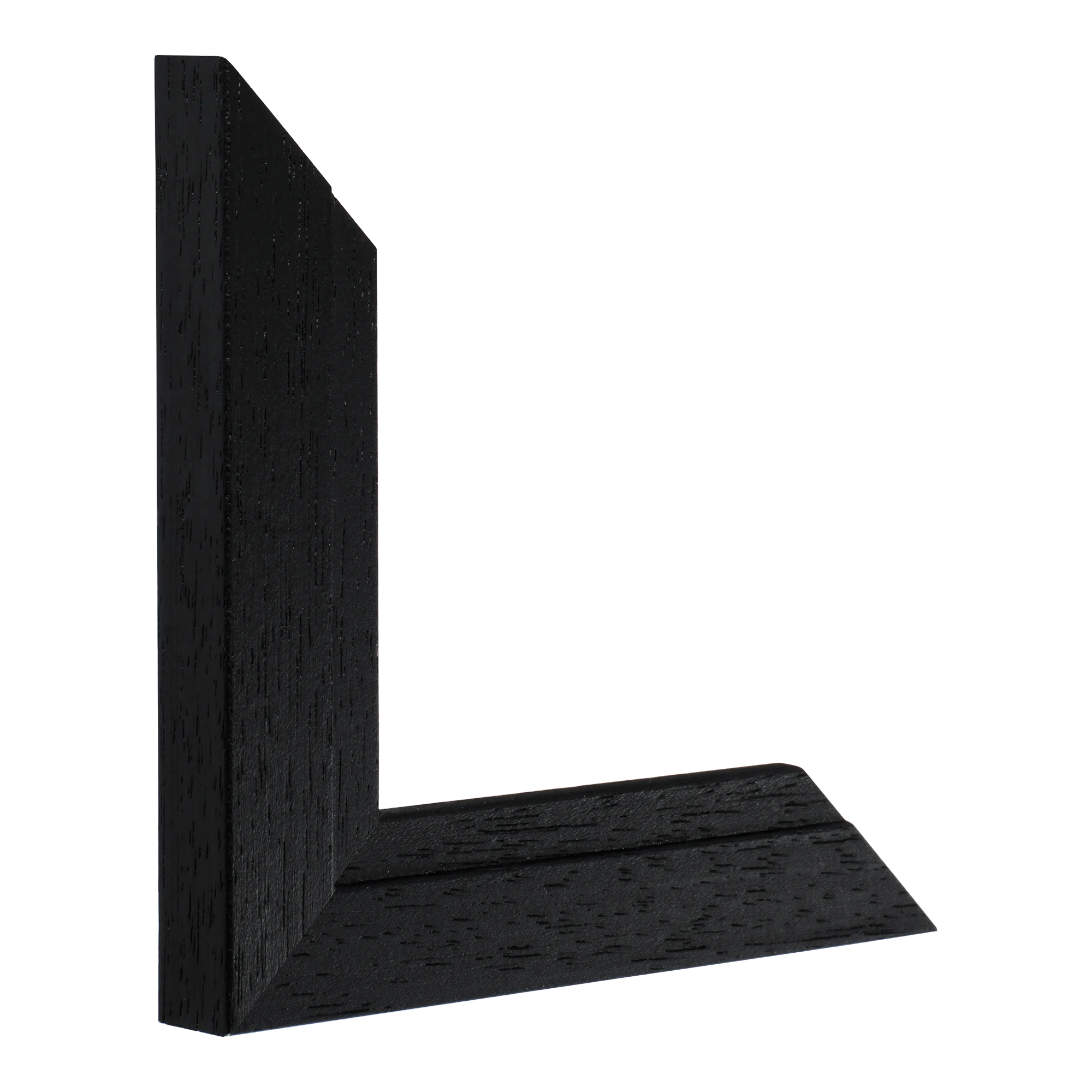 Vertical view of milano black picture frame