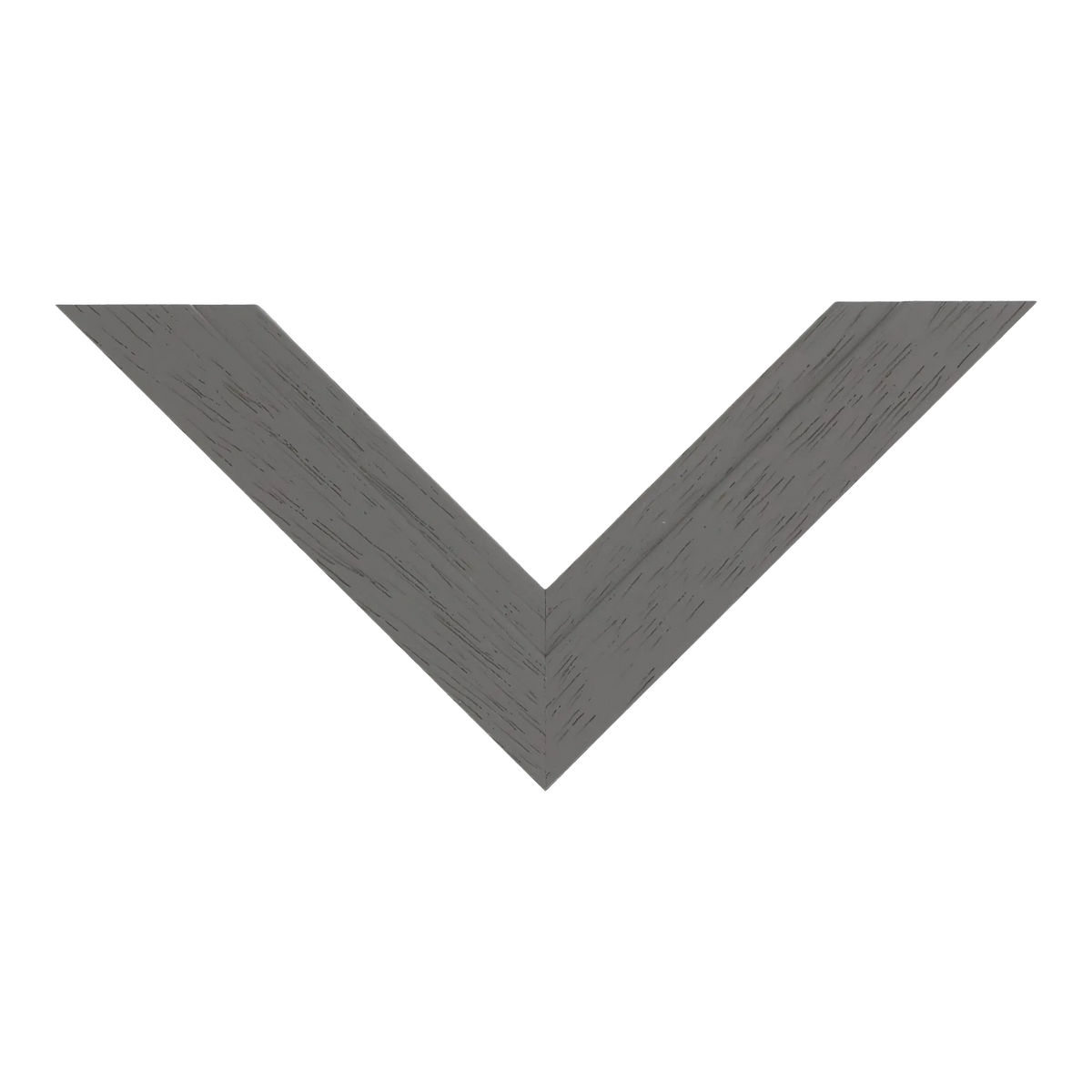 Top view of Milano picture frame in grey