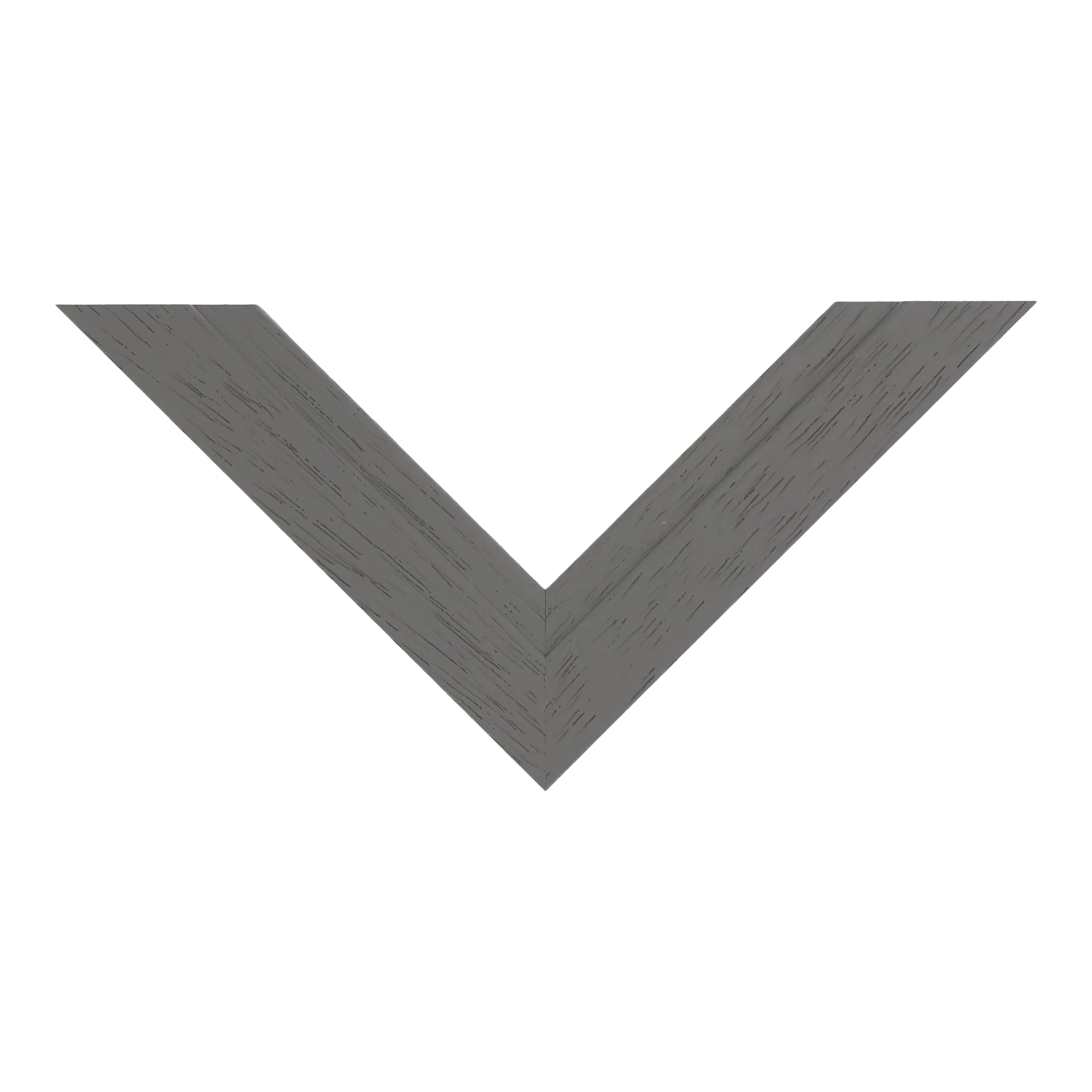 Top view of Milano picture frame in grey