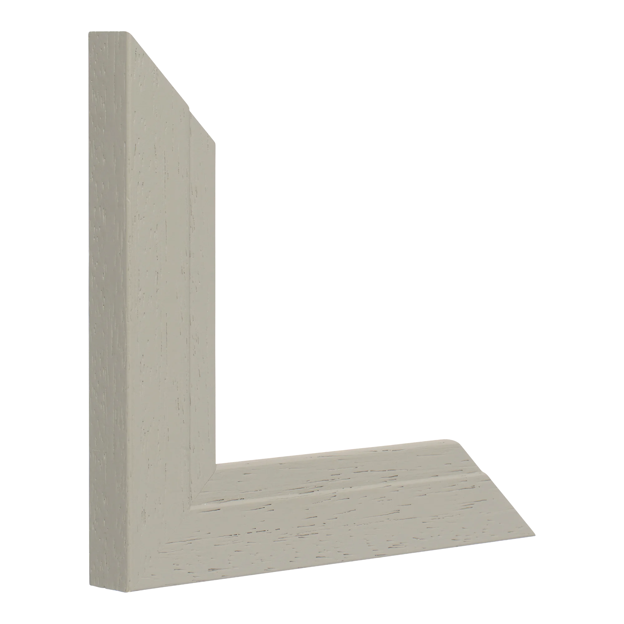 Vertical view of milano taupe picture frame