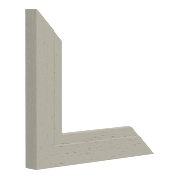 Vertical view of milano taupe picture frame