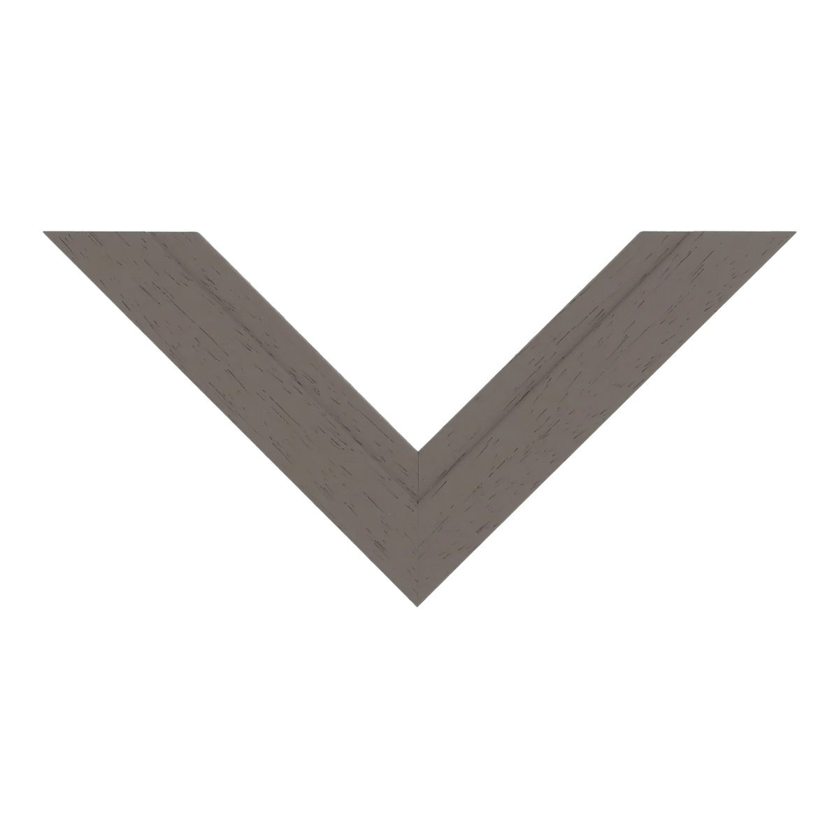 Top view of Milano picture frame in taupe