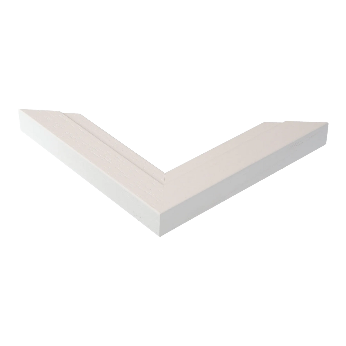 Corner view of Milano in white picture frame