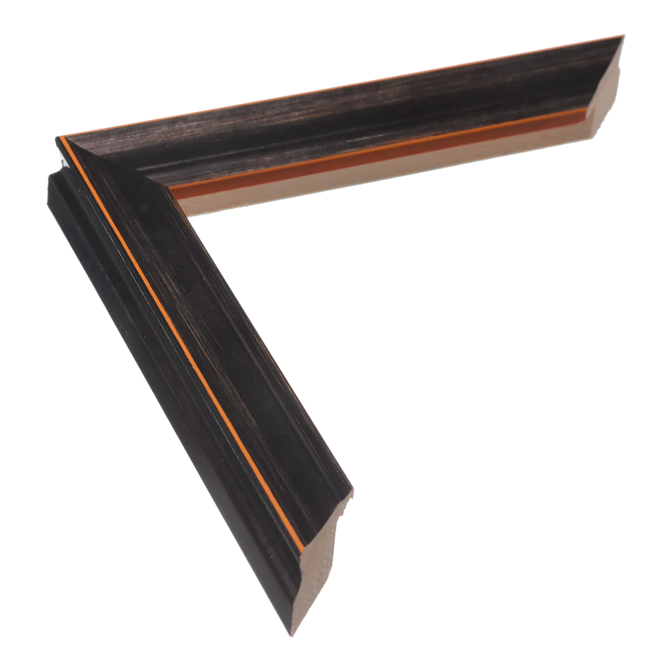 Monarch in black picture frame