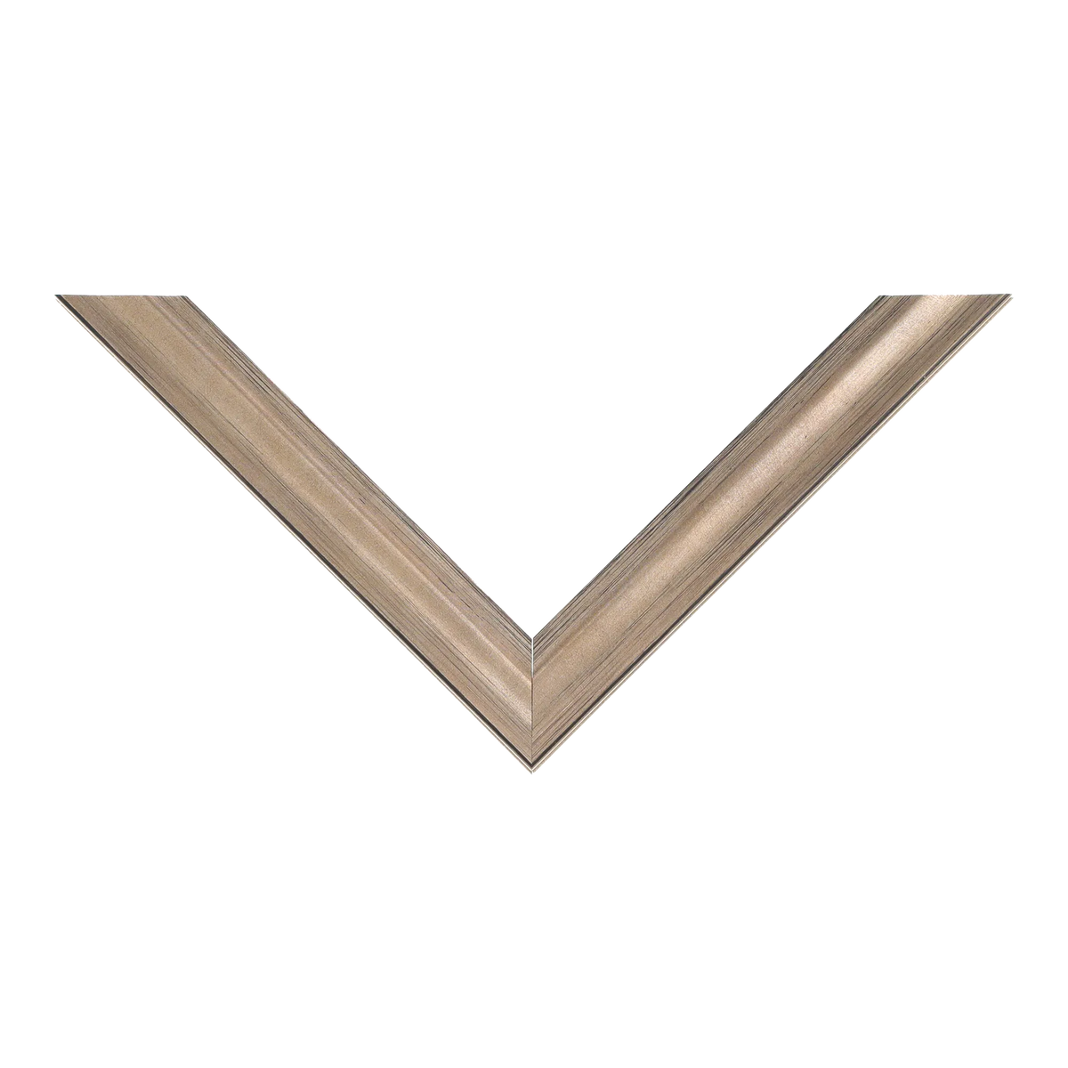 Top view of Monarch picture frame in bronze