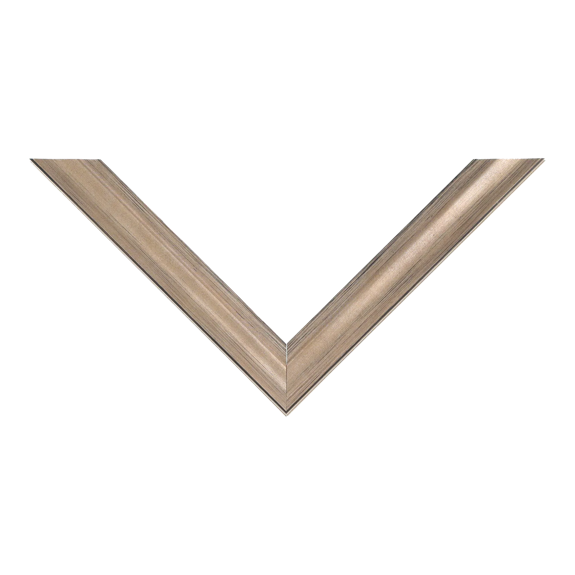 Top view of Monarch picture frame in bronze
