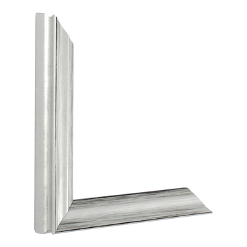 Vertical view of monarch silver picture frame