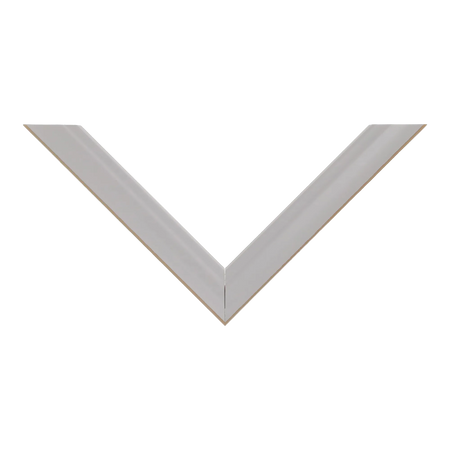 Top view of Monarch picture frame in white