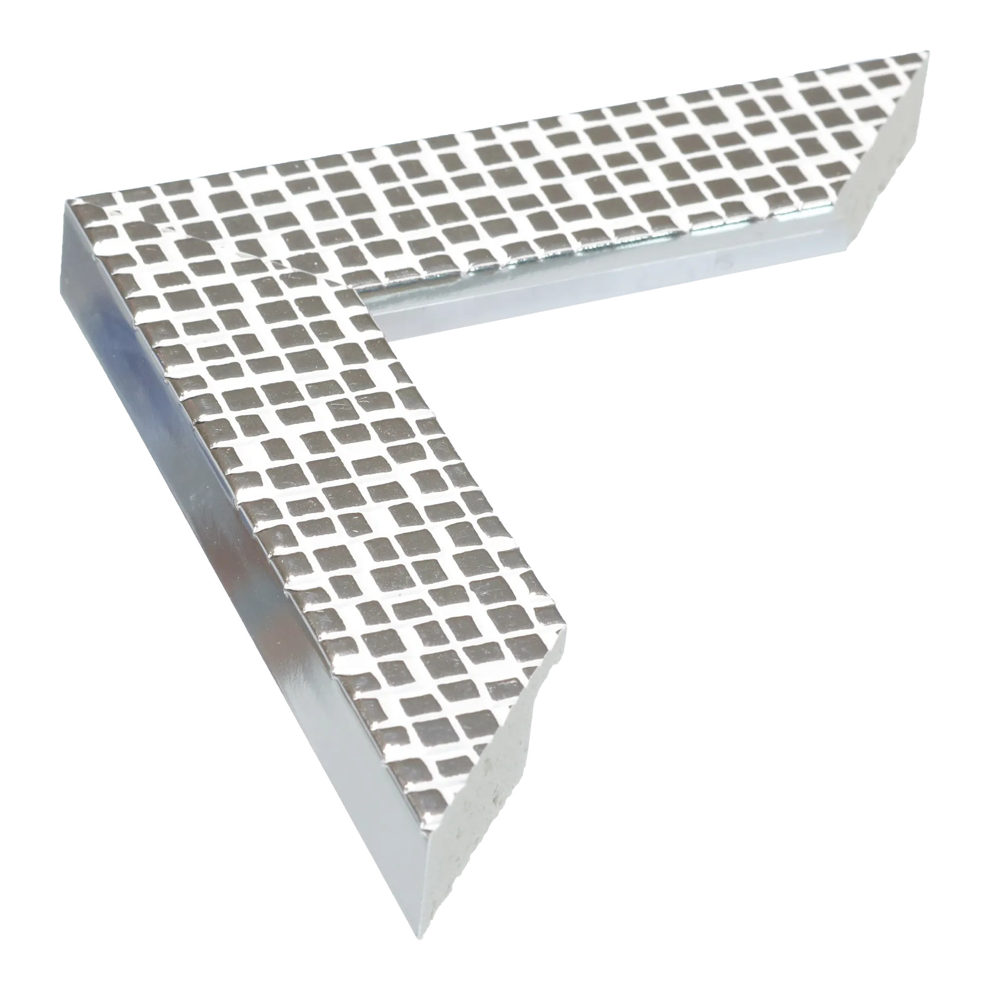 Mosaic in silver picture frame