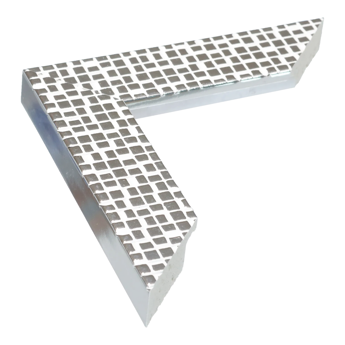 Mosaic in silver picture frame