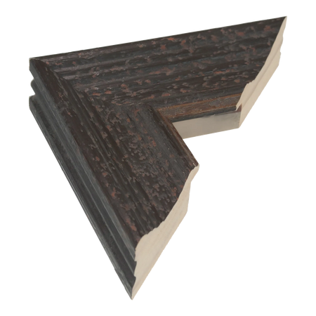 Muse II in distressed black picture frame