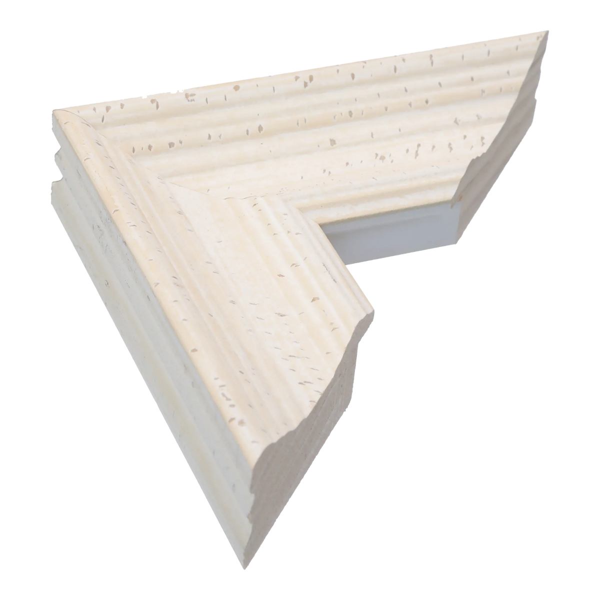 Muse II in distressed white picture frame