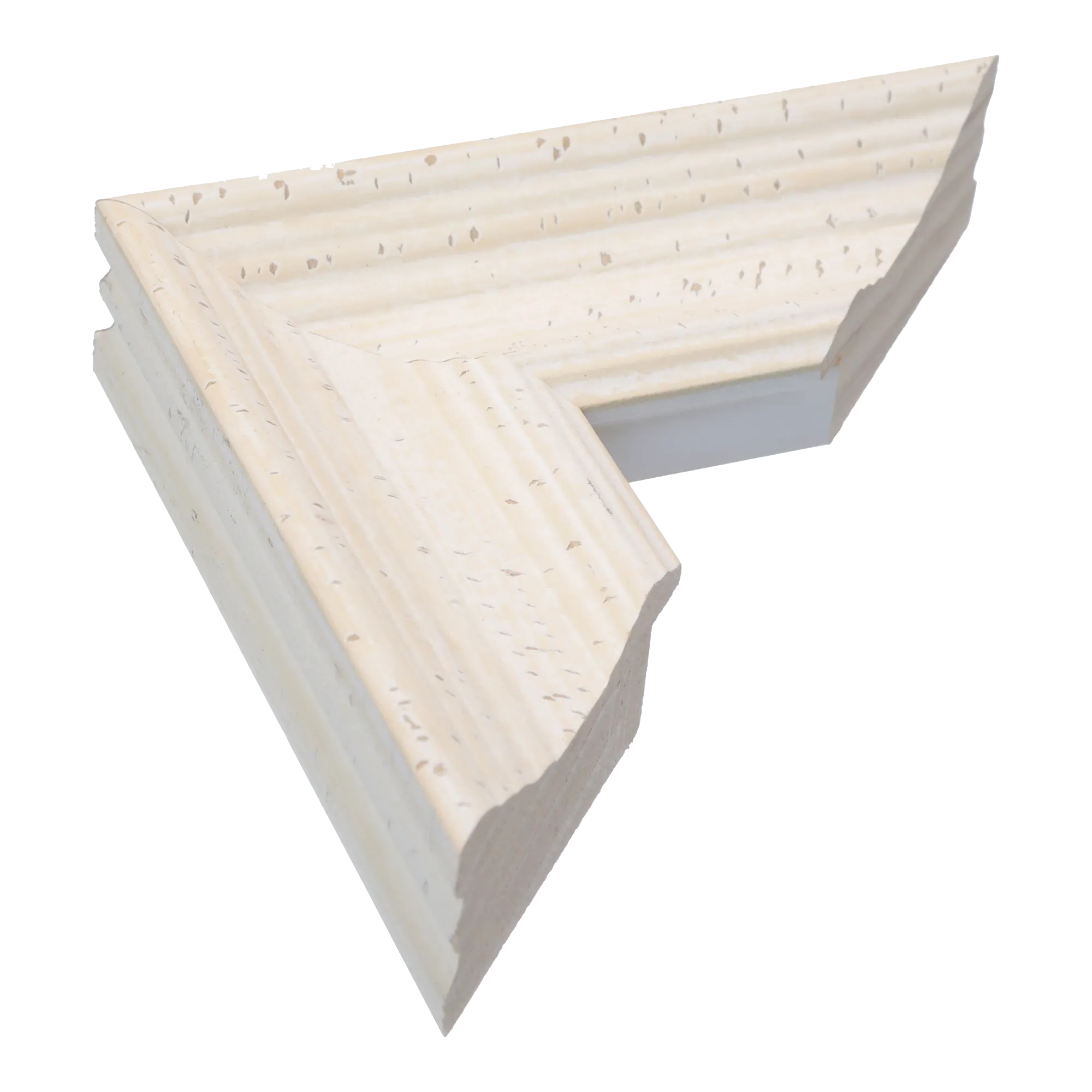 Muse II in distressed white picture frame