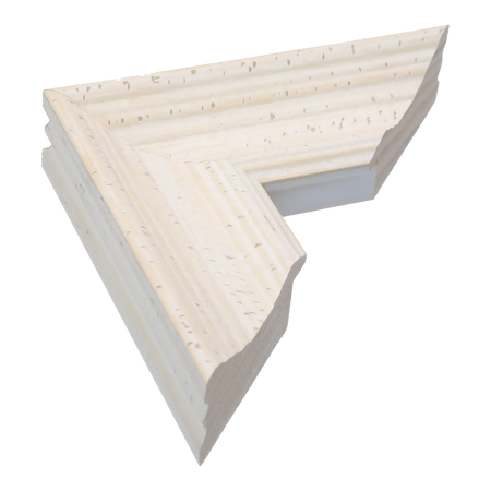 Muse II in distressed white picture frame
