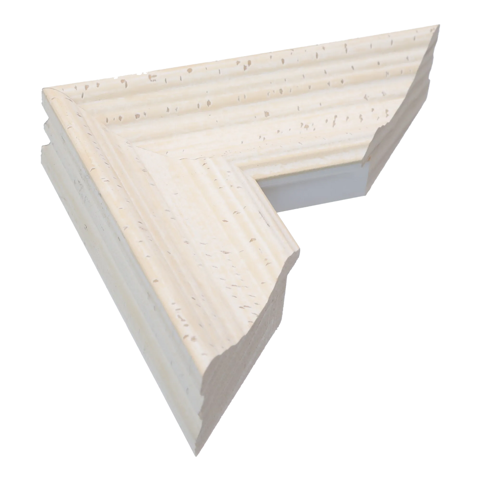 Muse II in distressed white picture frame