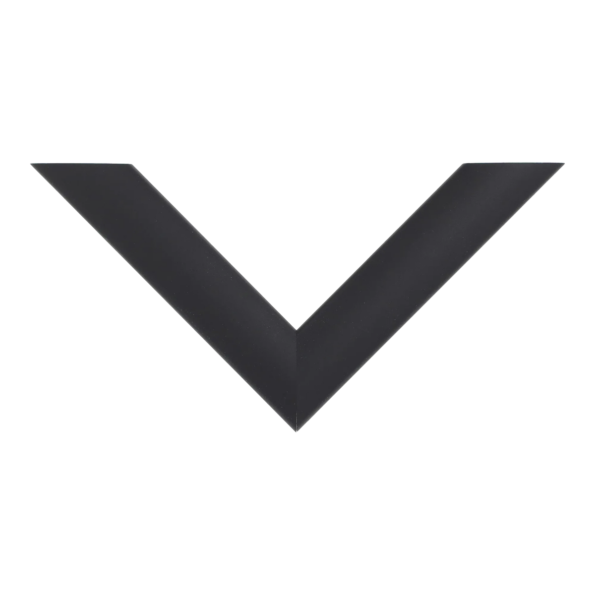 Top view of Nero picture frame in black