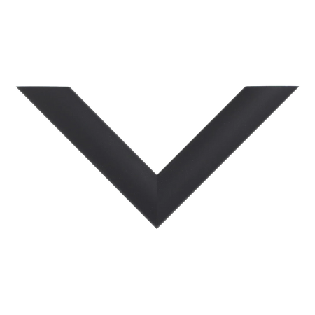 Top view of Nero picture frame in black