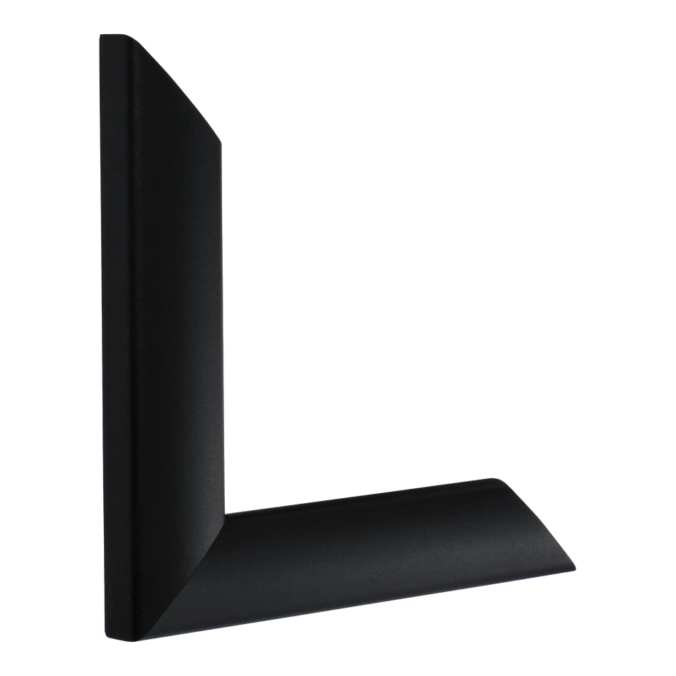 Vertical view of nero black picture frame