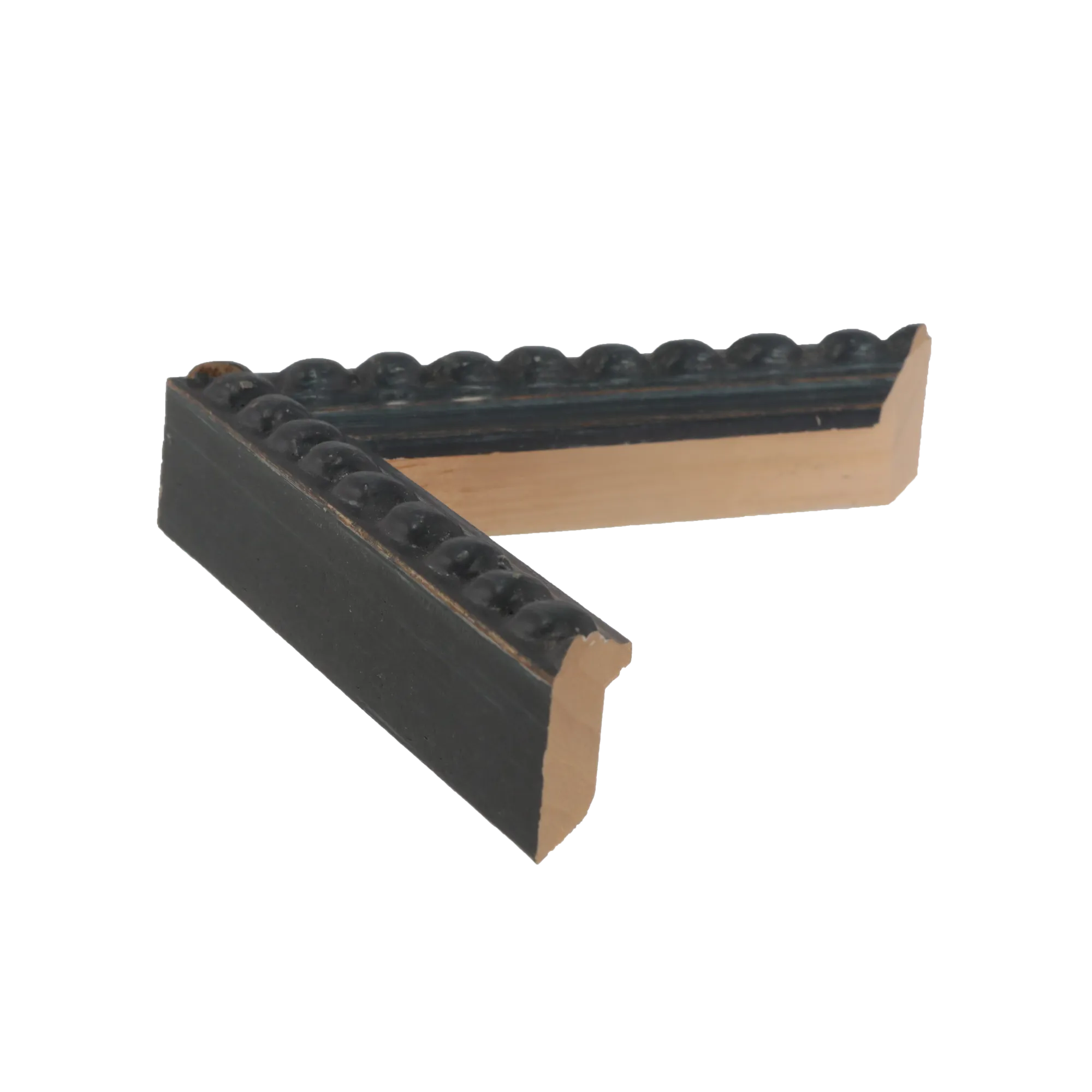 Side view of Nimbus picture frame in blue