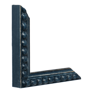 Vertical view of nimbus blue picture frame
