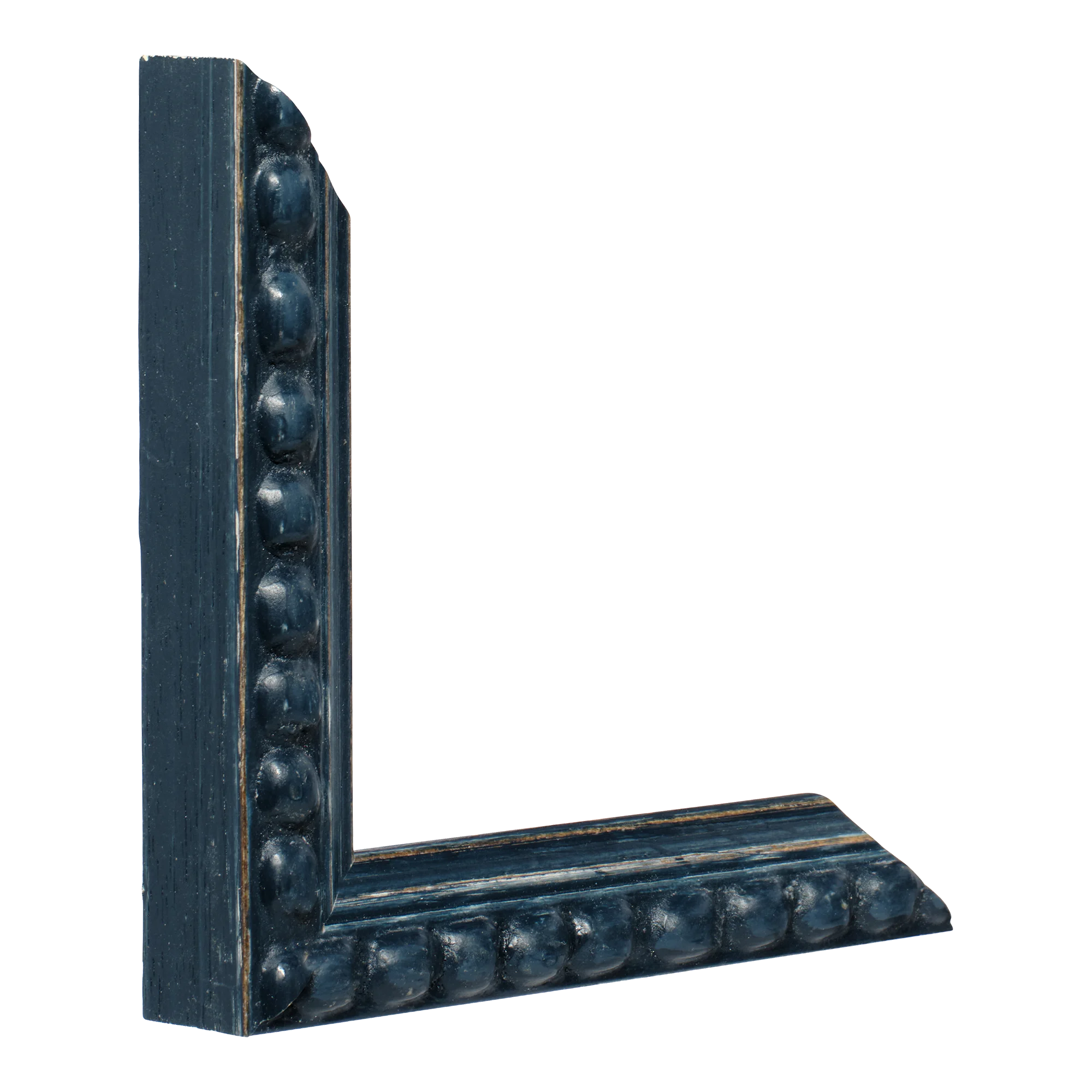 Vertical view of nimbus blue picture frame