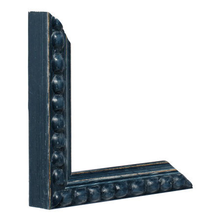 Vertical view of nimbus blue picture frame
