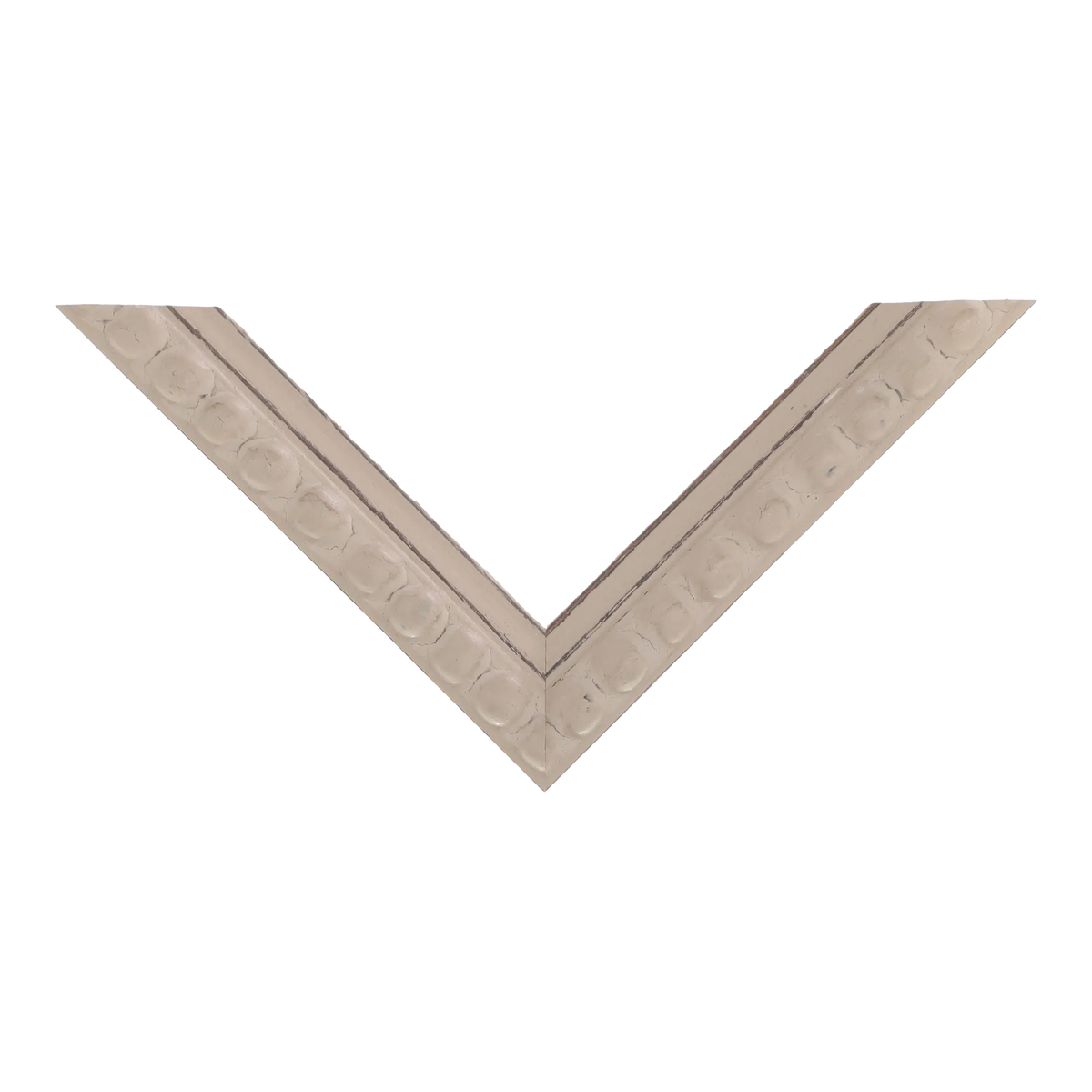 Top view of Nimbus picture frame in cream