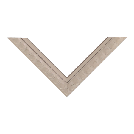 Top view of Nimbus picture frame in cream