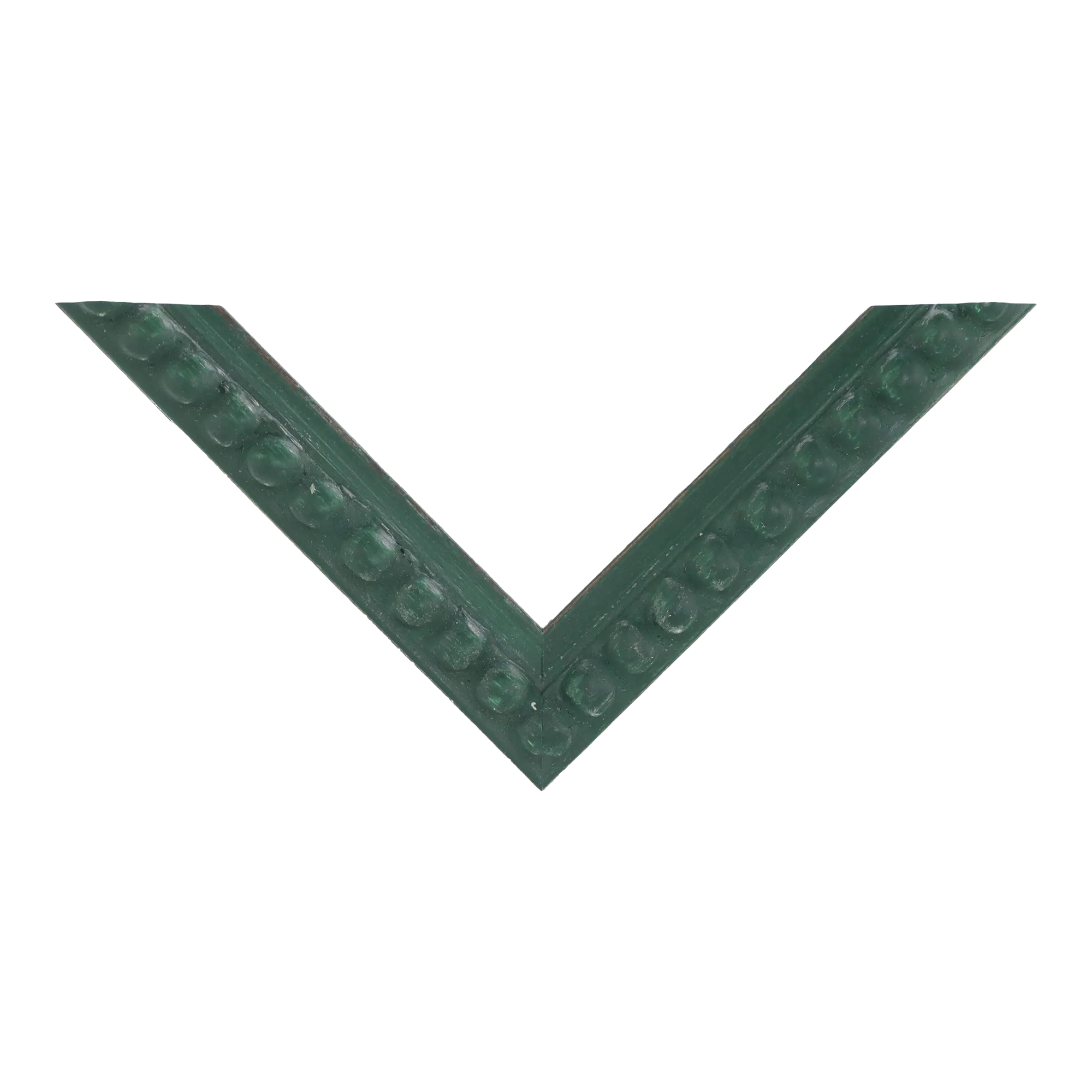 Top view of Nimbus picture frame in dark green