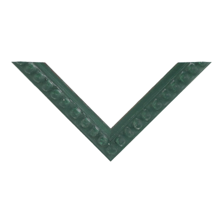 Top view of Nimbus picture frame in dark green