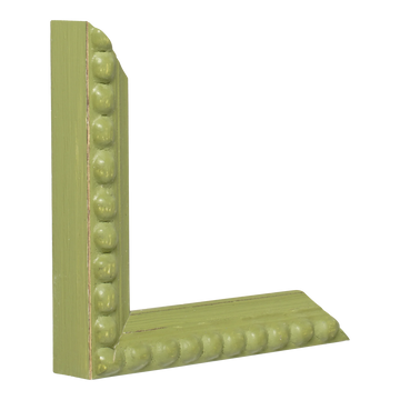 Vertical view of nimbus green picture frame sample