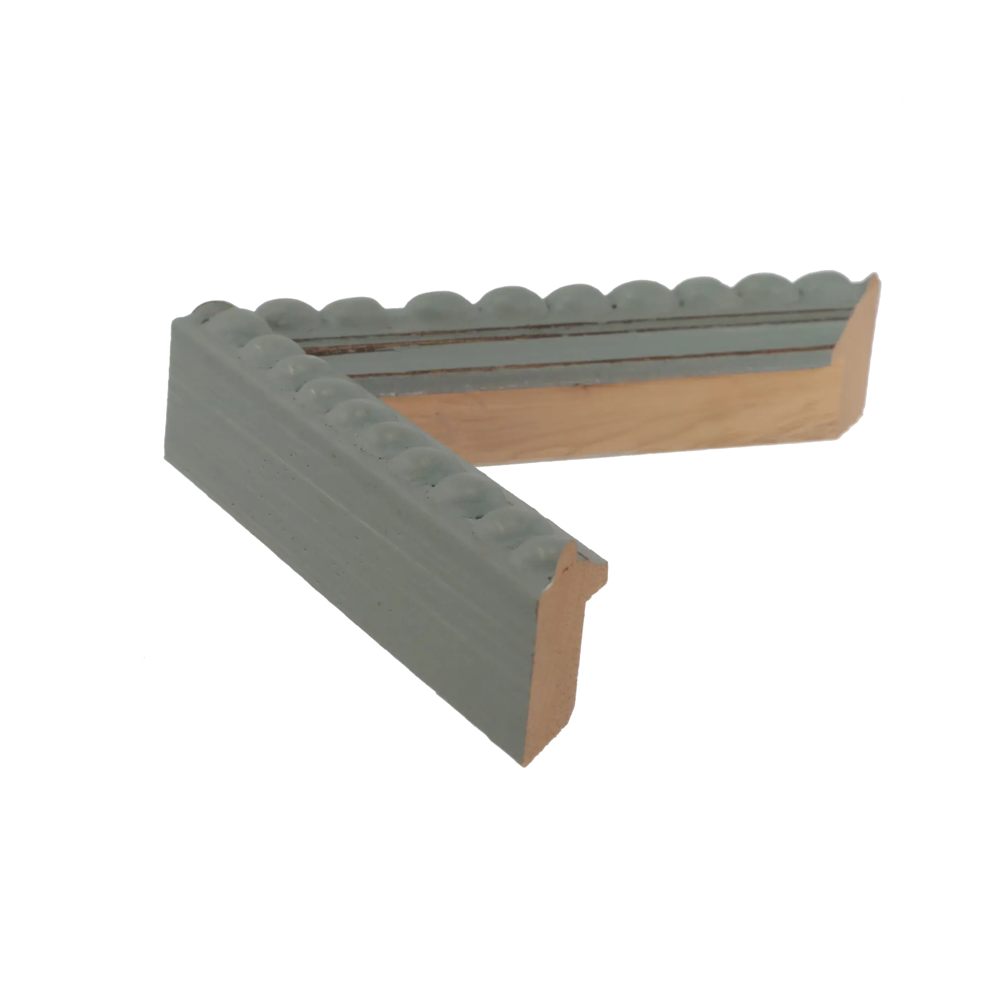 Side view of Nimbus picture frame in grey