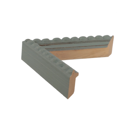 Side view of Nimbus picture frame in grey