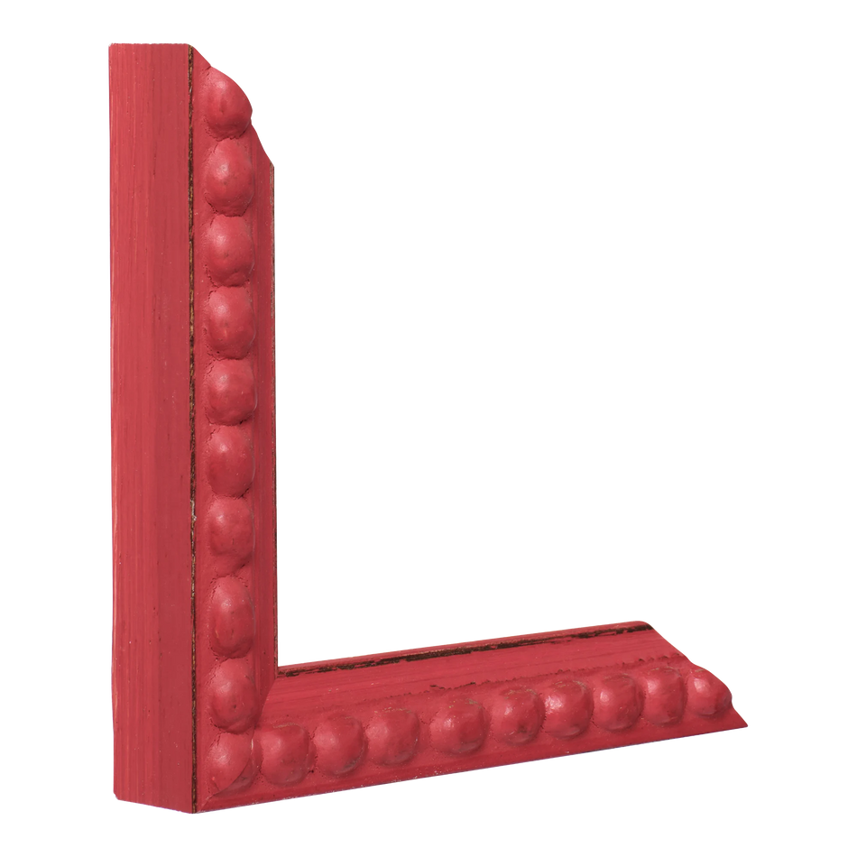 Vertical view of nimbus red picture frame