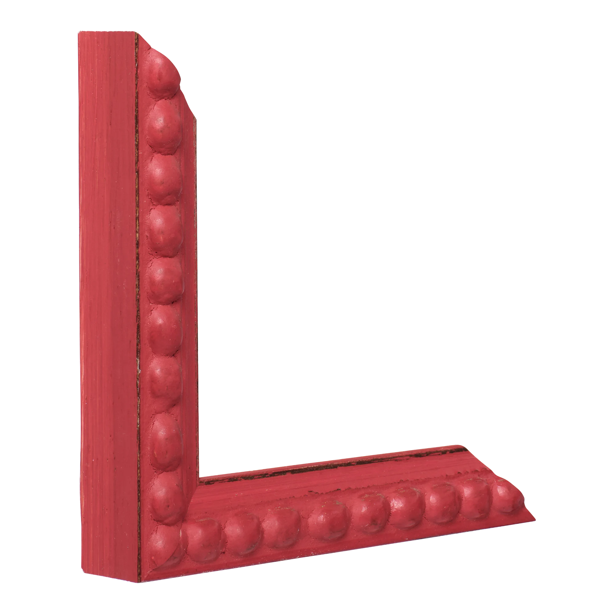 Vertical view of nimbus red picture frame