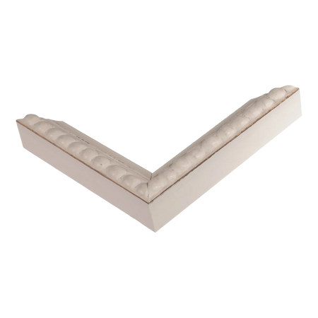 Corner view of Nimbus in white picture frame