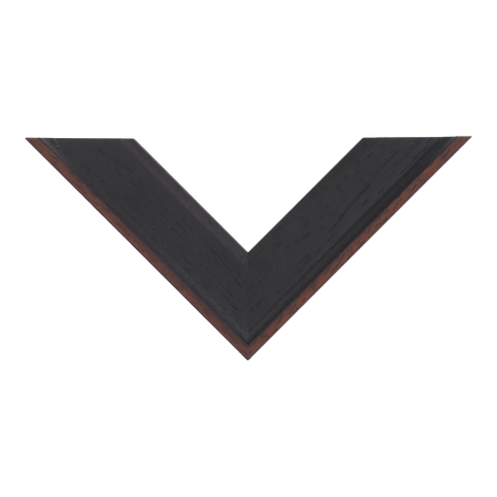 Top view of Nordic picture frame in black
