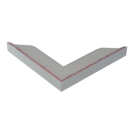 Corner view of Nordic in blue picture frame