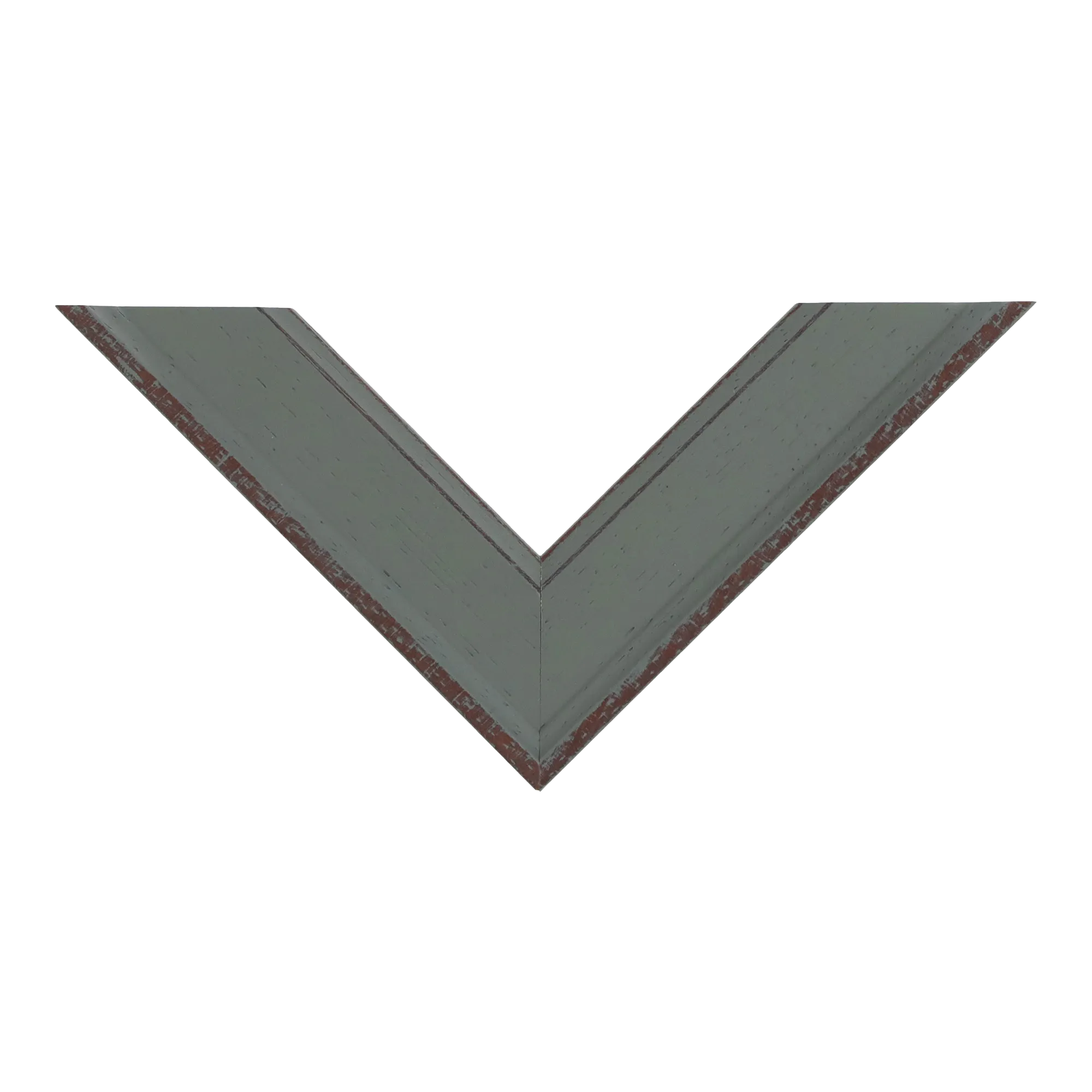 Top view of Nordic picture frame in blue