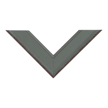 Top view of Nordic picture frame in blue