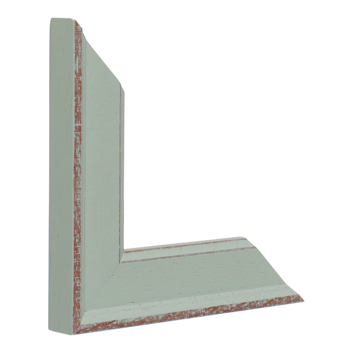Vertical view of nordic blue picture frame
