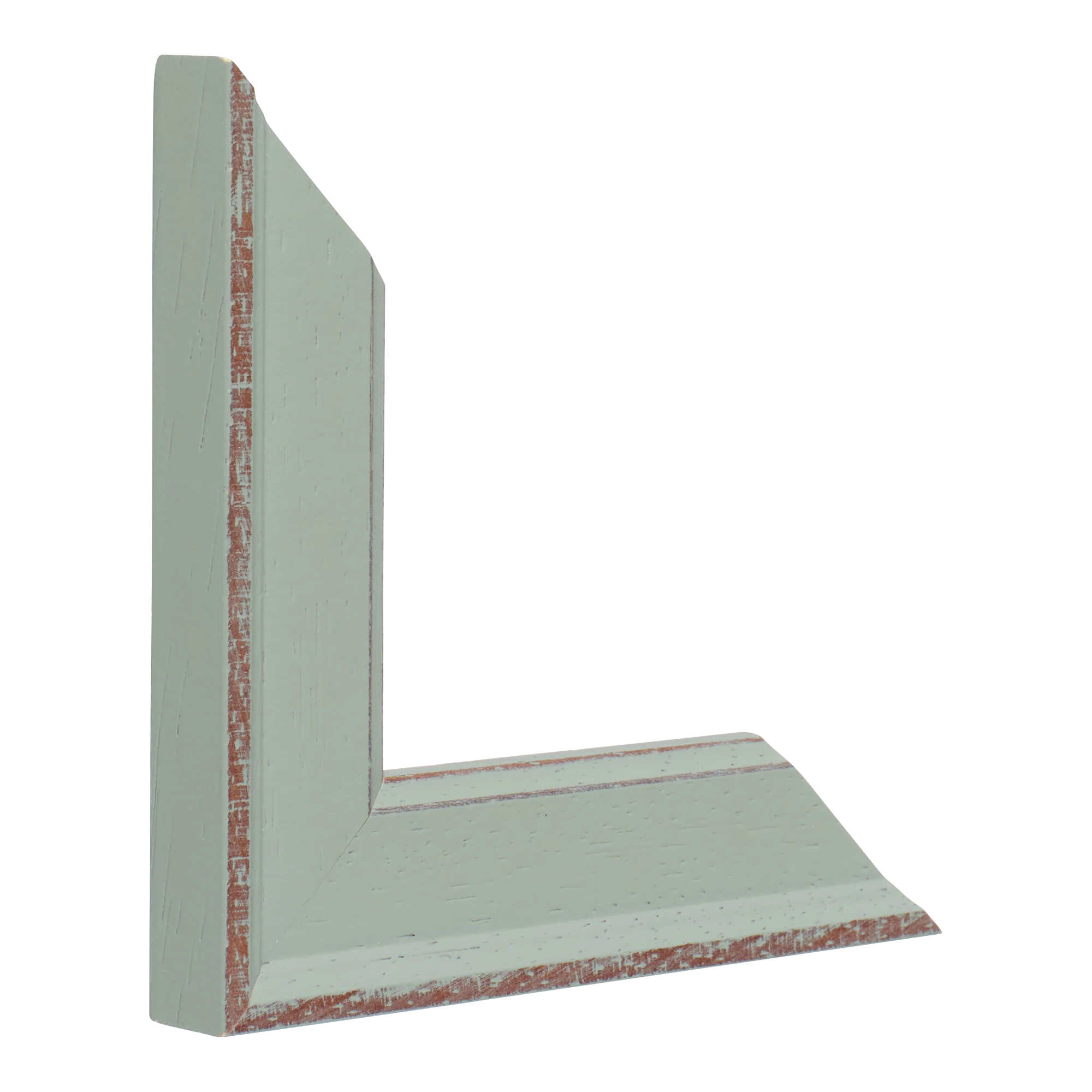 Vertical view of nordic blue picture frame