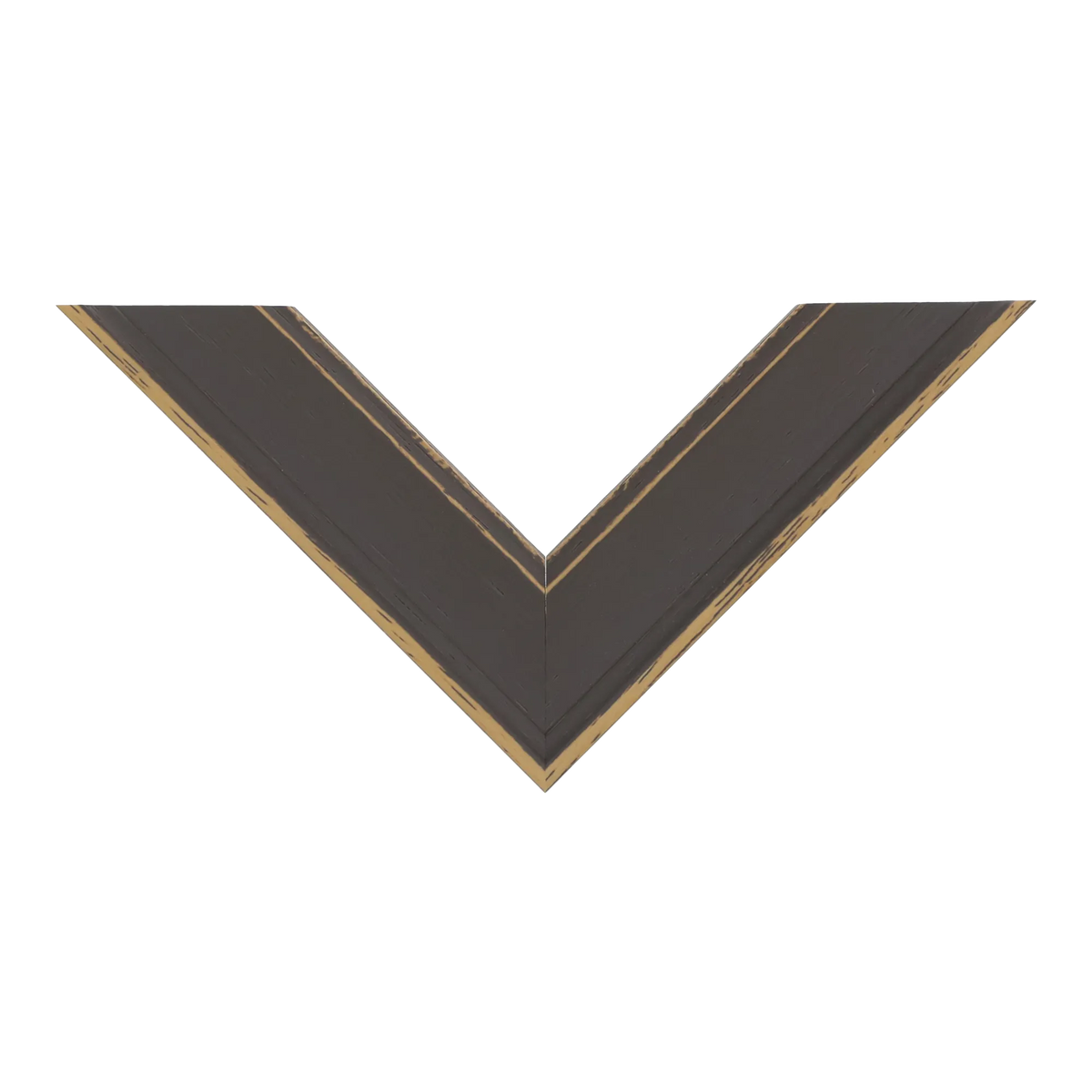 Top view of Nordic picture frame in grey