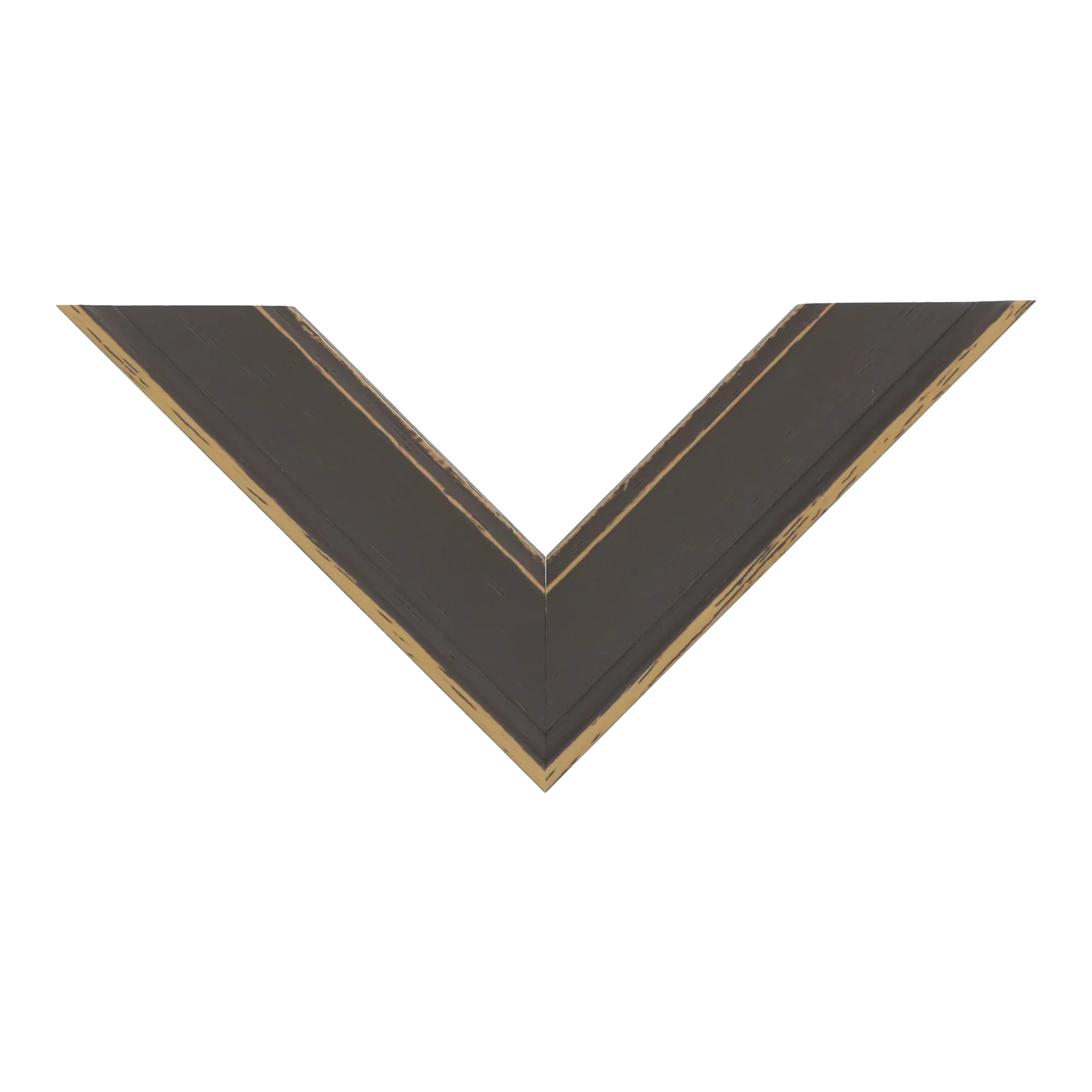 Top view of Nordic picture frame in grey