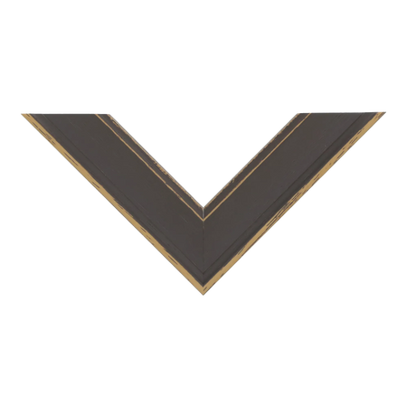 Top view of Nordic picture frame in grey