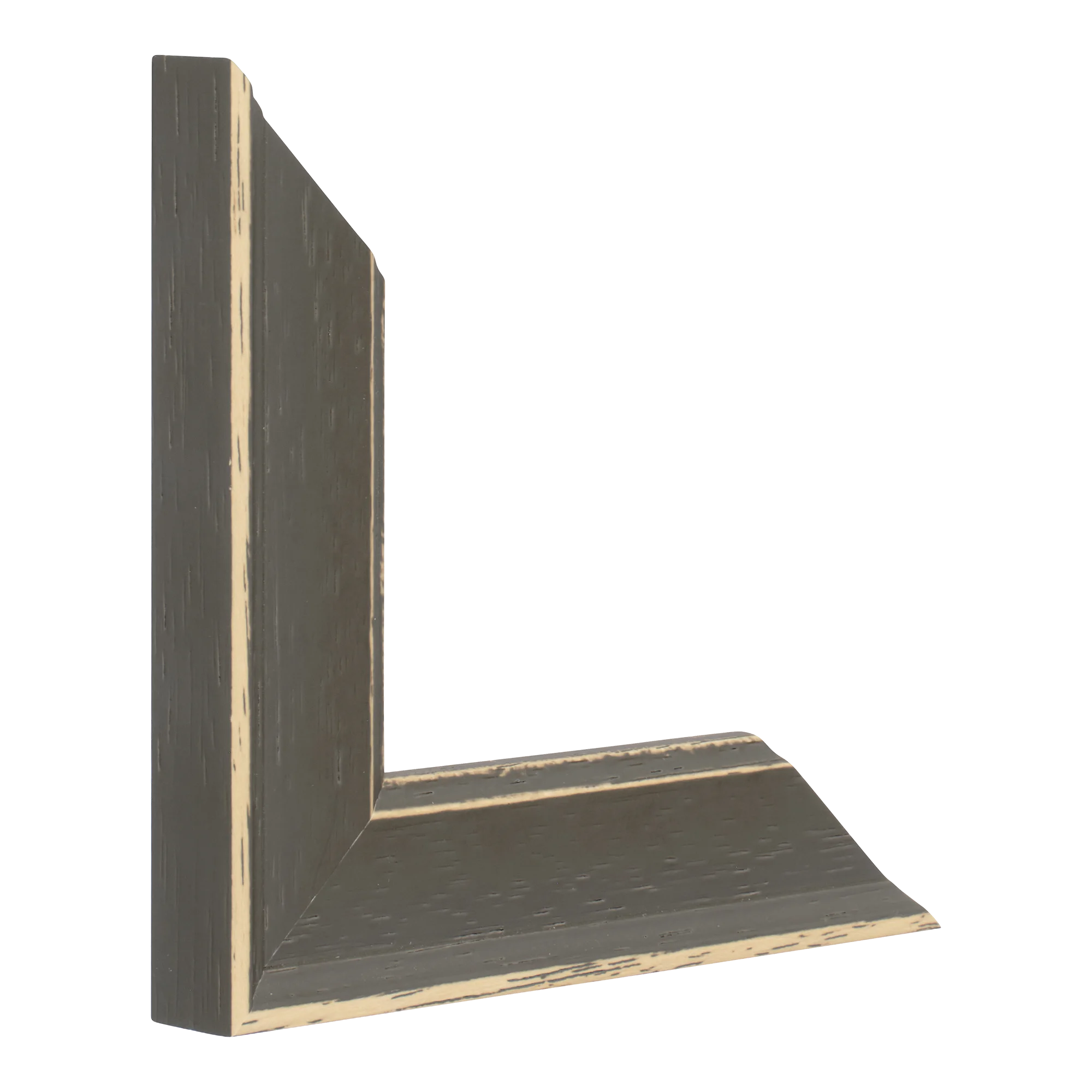Vertical view of nordic grey picture frame