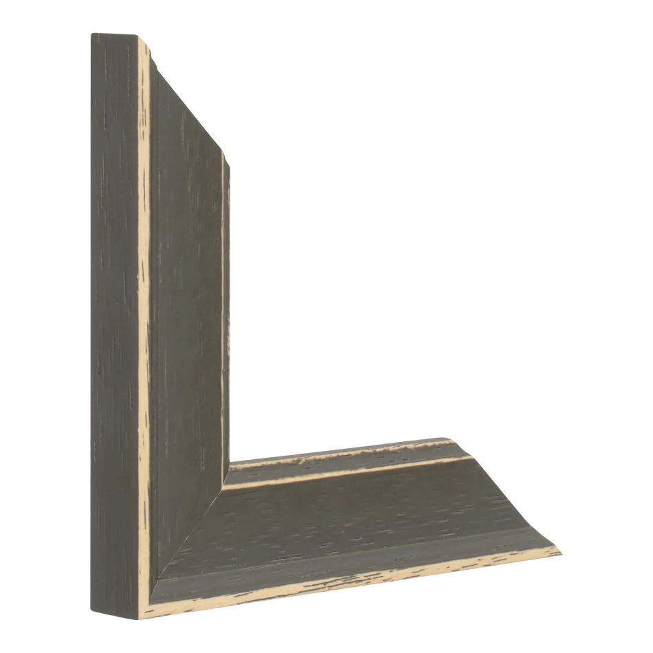 Vertical view of nordic grey picture frame